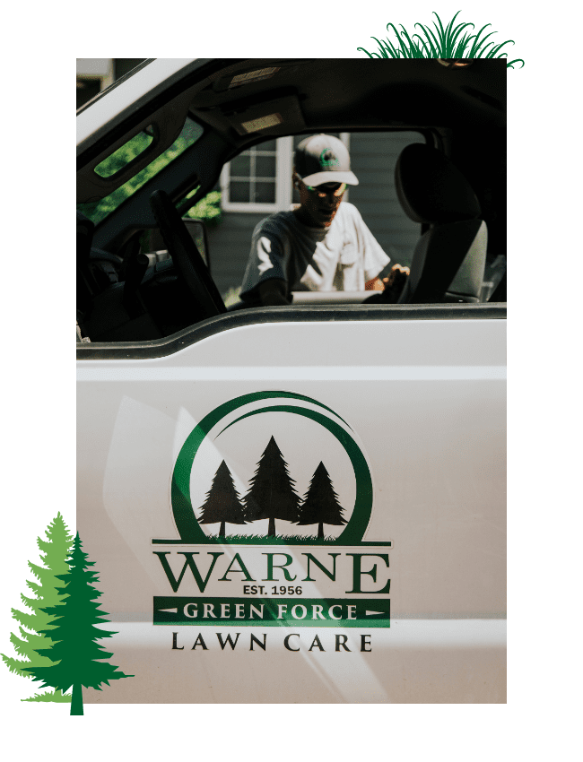 Warne Lawn Care truck