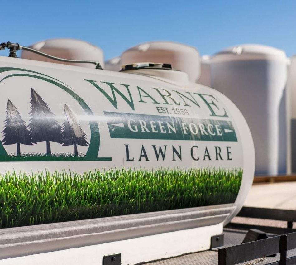 Green Force Lawn Care truck Green Force Lawn Care truck